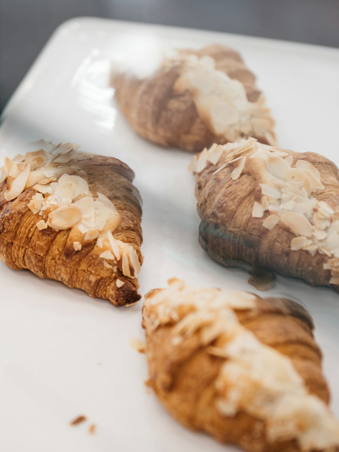 Croissants on a plate