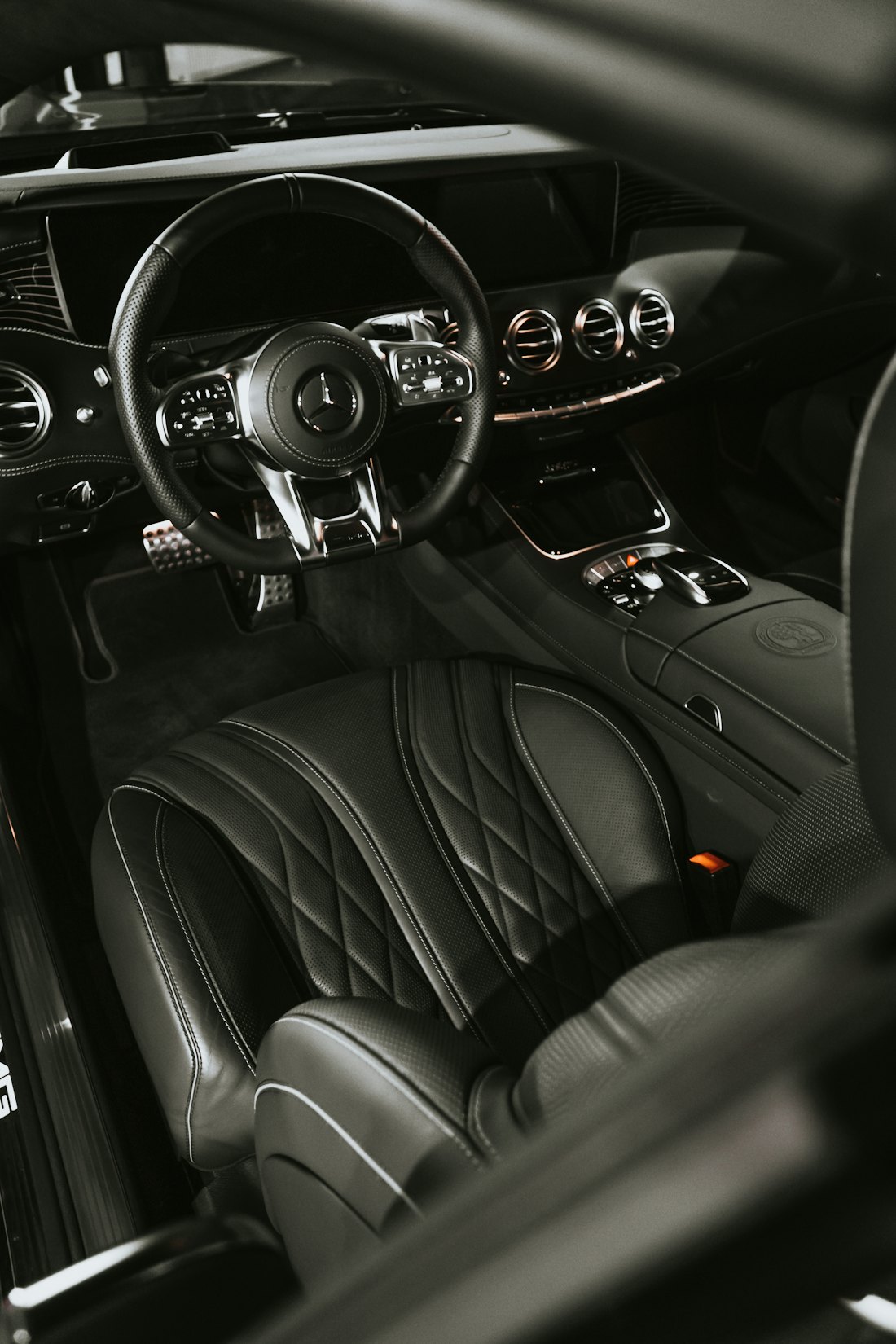 Clean car interior