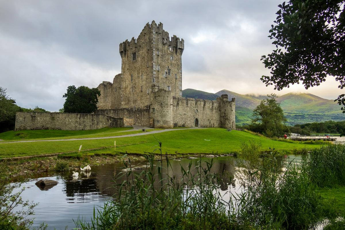 Ross Castle by the lake