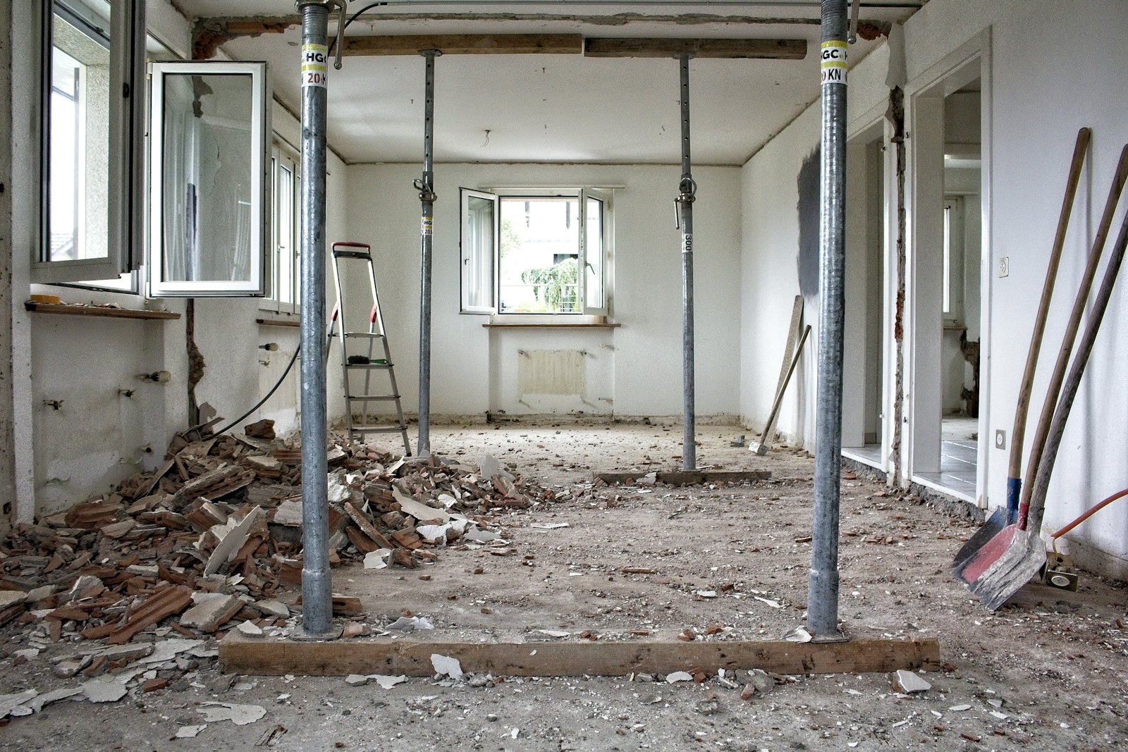 Apartment during renovation